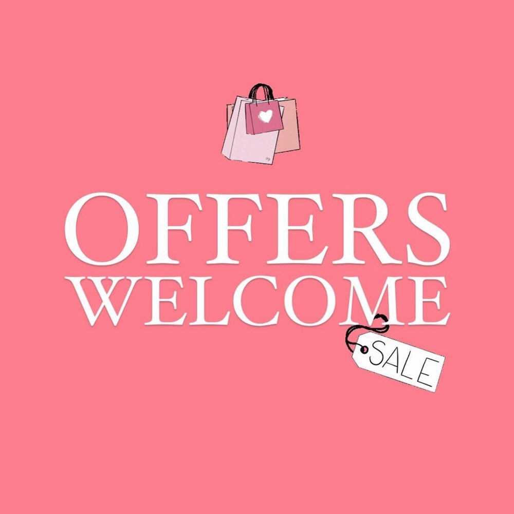 I’m open to reasonable offers!